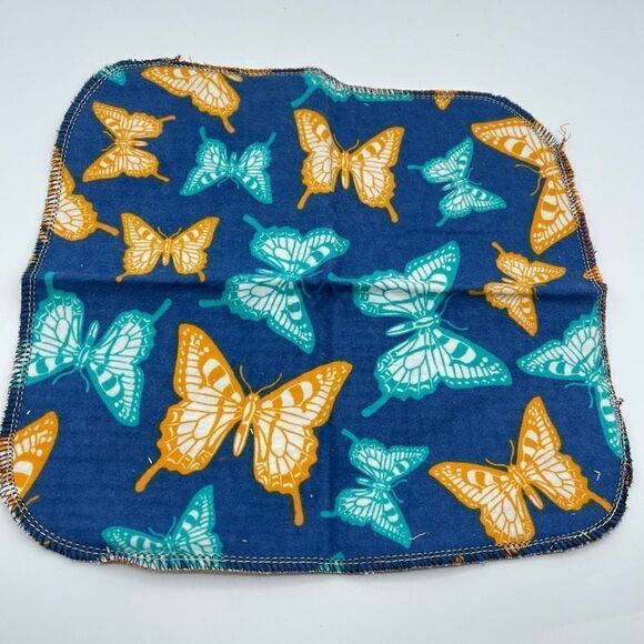 Set of 4 not paper towels napkins ecofriendly green house warming mushroom orang - Picture 7 of 10